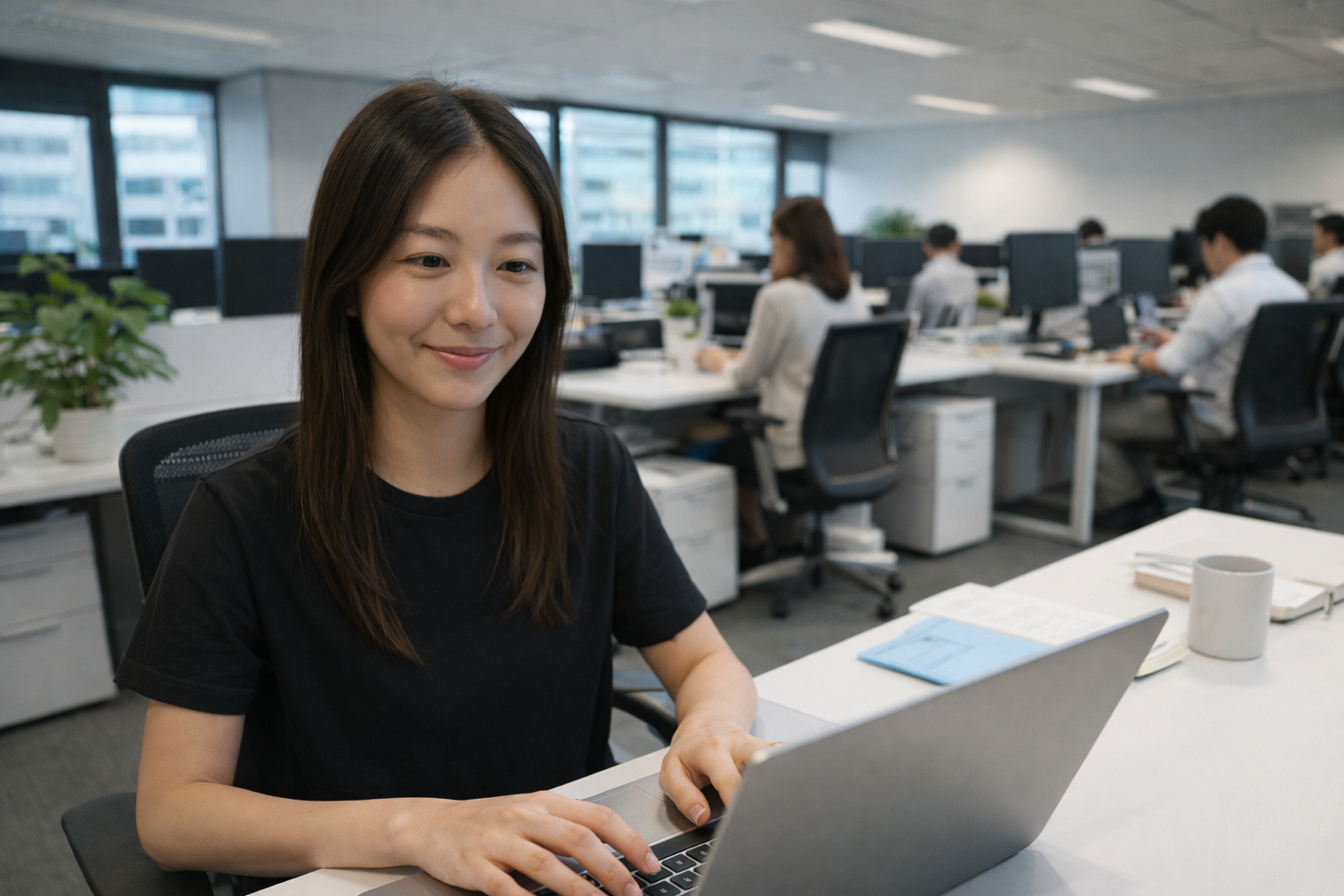 分析画面を確認するEC担当者